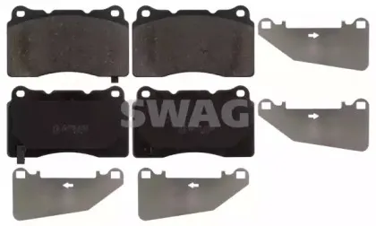 Комплект тормозных колодок, дисковый тормоз SWAG купить